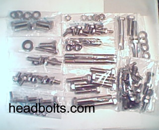 Engine & accessory fastener kit chevy six 194 230 250 292 Stainless Steel bolts 